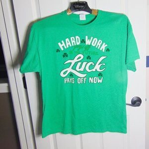 Hard Work Pays Off Graphic T-Shirt Size XL